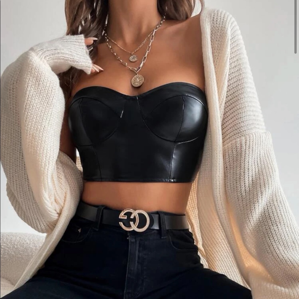 Solid Busier Crop Top